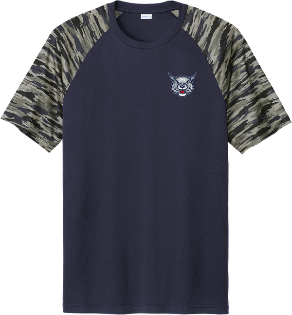 CT Bobcats Drift Camo Colorblock Tee