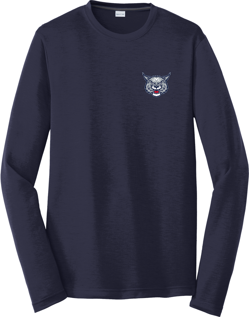 CT Bobcats Long Sleeve PosiCharge Competitor Cotton Touch Tee