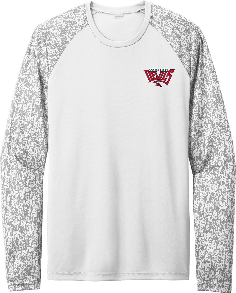 York Devils Long Sleeve Digi Camo Tee