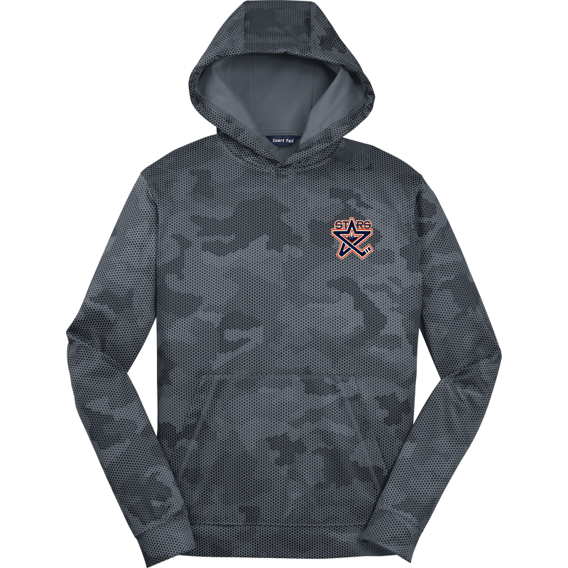 NY Stars Youth Sport-Wick CamoHex Fleece Hooded Pullover