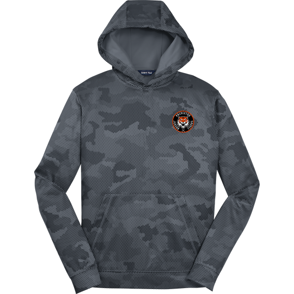 Princeton Jr. Tigers Youth Sport-Wick CamoHex Fleece Hooded Pullover