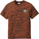 Delaware Ducks Youth PosiCharge Electric Heather Tee